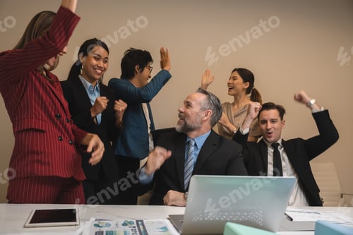 Preview: business approve and certificate concept, confirmation of business marketing document permit