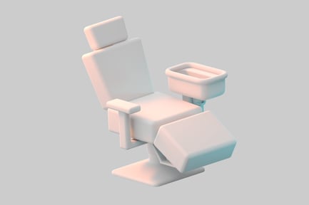 Preview: Minimalist dental examination chair