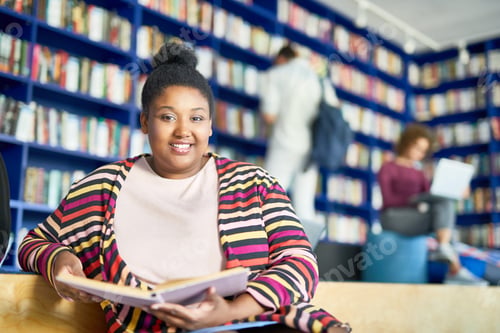 Preview: College student with book