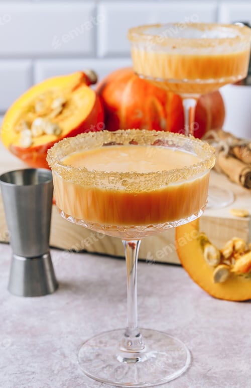 Preview: Pumpkin cocktail.