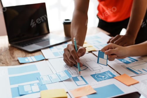 Preview: Designers, programmers, and mobile application developers work together