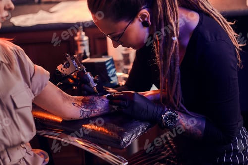 Preview: Process of tattoo makining at cozy tattoo salon
