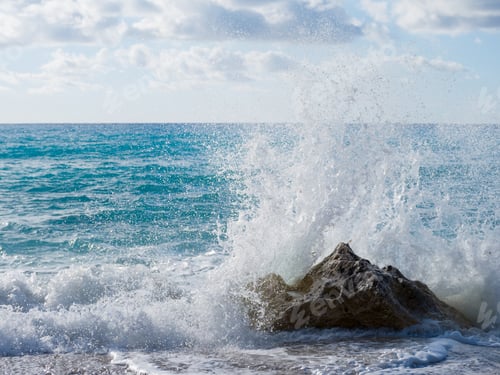 Preview: beach of the island of Lefkada in Greece