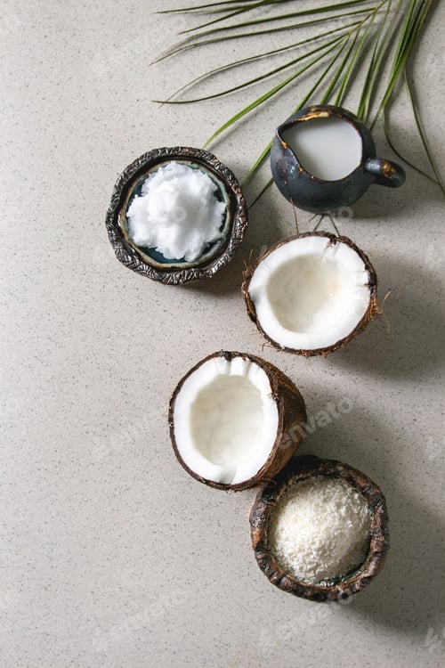 Preview: Variety of coconut products