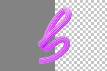 Preview: Creamy B 3D Icon