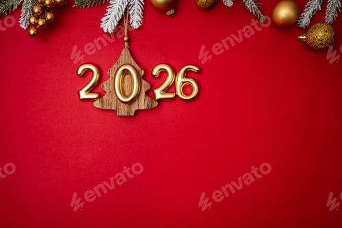 Visualização: Natal e Feliz Novo plano de fundo