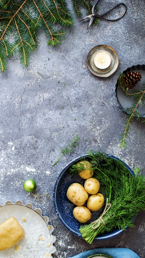 Preview: Potato pie ingredients