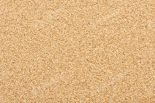 Preview: top view of organic raw white quinoa