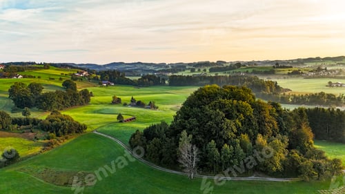 Preview: Countryside Landscape and Farmhouses in Germany