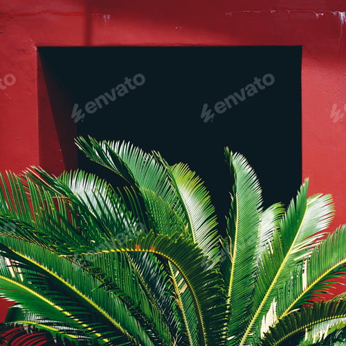 Preview: Beautiful greenery and a red wall