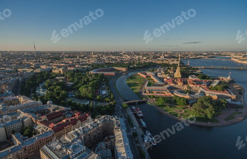 Preview: Aerial view of Peter and Paul Fortress