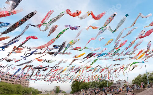Preview: Carp Streamers for Children's Day, Osaka, Japan