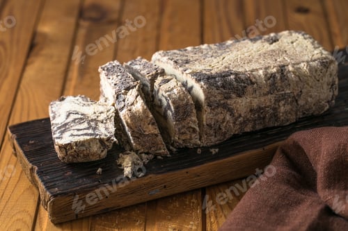 Preview: Traditional oriental dessert sweet halva. Halva made from sunflower seeds.