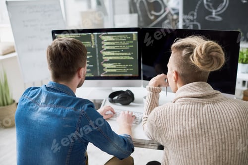 Preview: Two Men Creating Programs