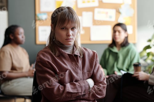 Preview: Young woman with post traumatic syndrome