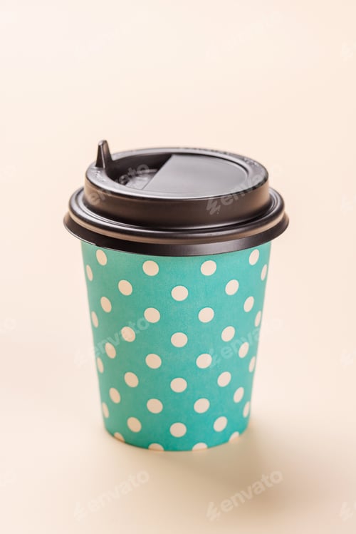 Preview: A simple and stylish paper coffee cup, perfect for takeaway beverages