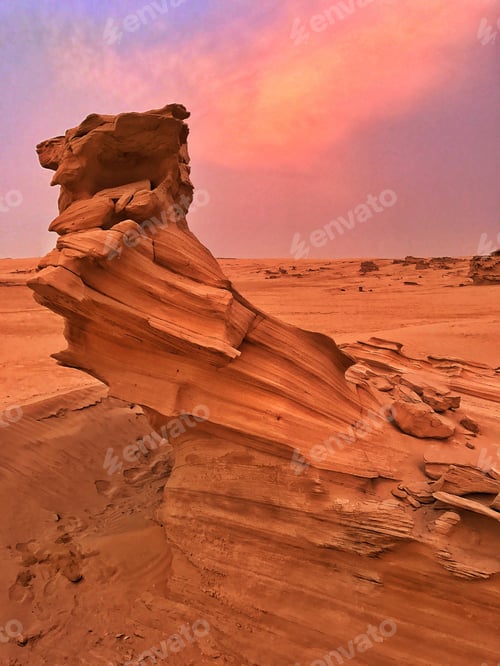 Preview: Desert SandScape Sunset Landscape