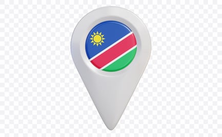 Aperçu: Épingle de localisation en Namibie