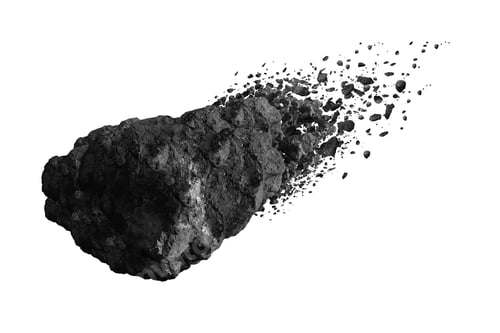 Preview: rock isolated on white background.