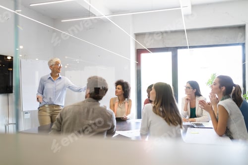 Preview: Entrepreneurs and business people conference in meeting room