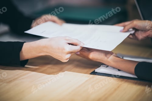 Preview: business approve and certificate concept, document permit and certified