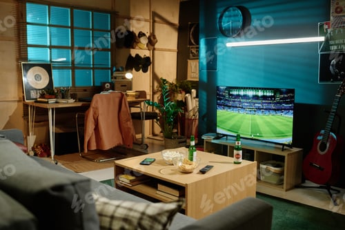 Preview: Soccer Fans Living Room Interior