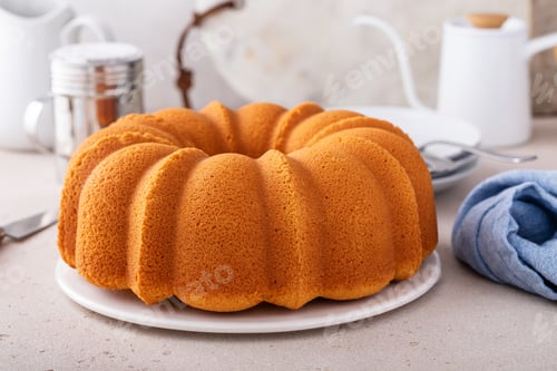 Preview: Traditional vanilla or sour cream bundt pound cake