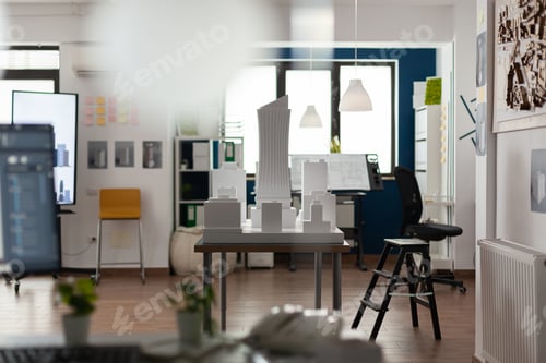 Preview: Empty room for architectural design and plans