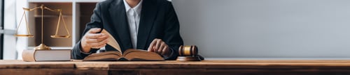 Preview: Lawyers read legal books defend their clients' cases.