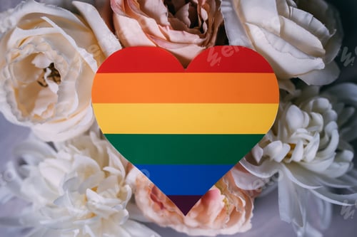 Preview: Heart shaped rainbow