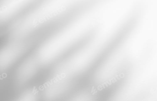 Preview: White wall with shadow of leaves overlay. Sunlight effect shadow on the wall.