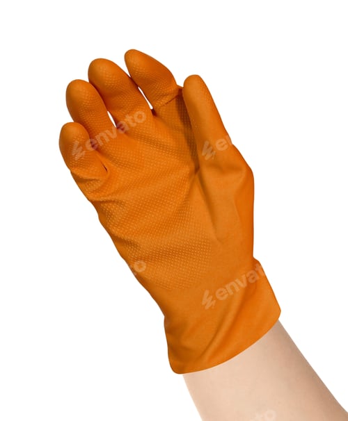 Preview: protective rubber glove