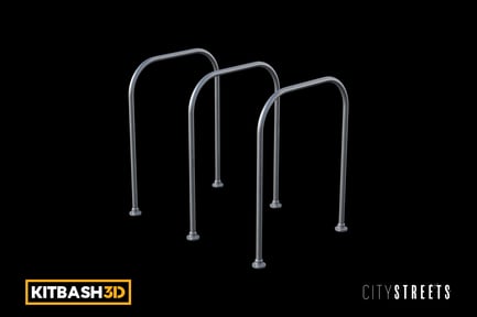 Preview: Kitbash: City Streets - Bike Rack
