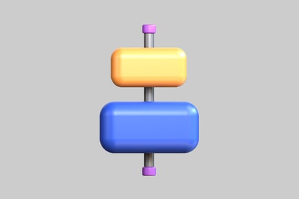 Preview: Simple colorful abstract design element