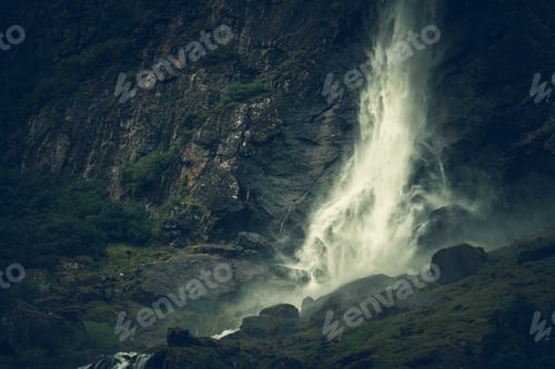 Preview: Scenic Norwegian Waterfall