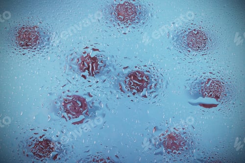 Preview: Water On Glass Background Image