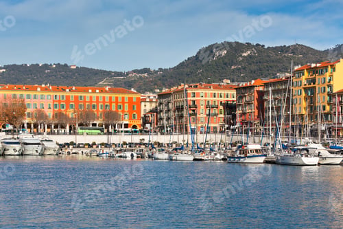 Preview: View on Port of Nice, French Riviera, France