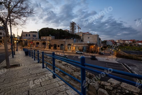 Preview: Old Port of Jaffa, Tel Aviv-Yafo, Israel. Morning Sunrise