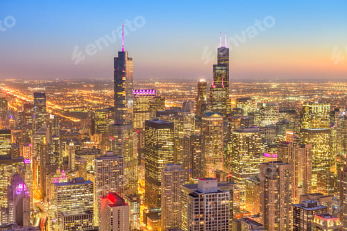 Preview: Chicago, Illinois, USA Skyline