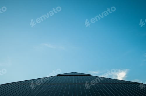 Preview: Roof with blue sky.