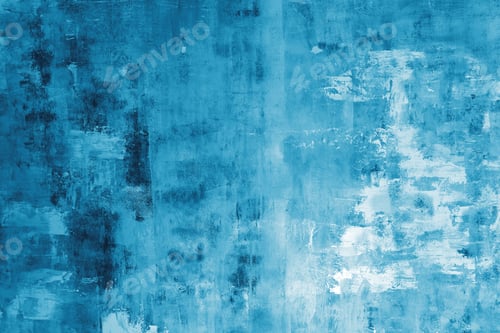 Preview: Abstract blue textured background with rough brush strokes and artistic grunge effect