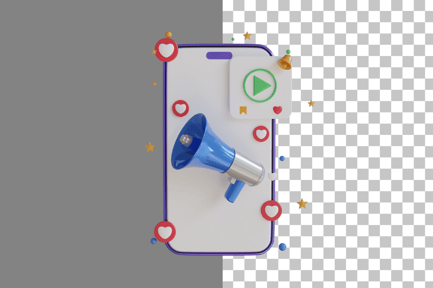 Preview: Social Media Marketing 3D Icon