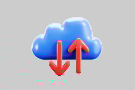 Preview: Cloud upload download concept