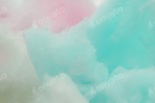 Preview: Colorful Cotton Candy In Soft Color For Background