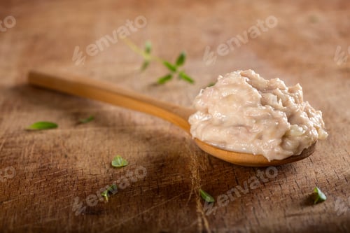 Preview: creamy paste made from tone fish, butter and onion
