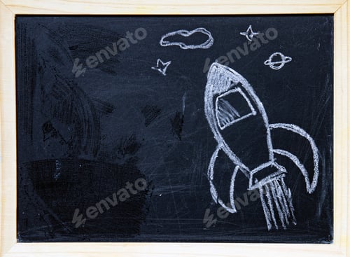 Preview: Back to school background - top view.