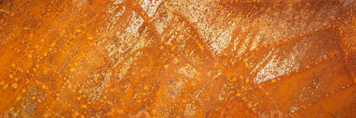 Preview: Abstract orange metal rusty background. Texture with drops, scratches and spots