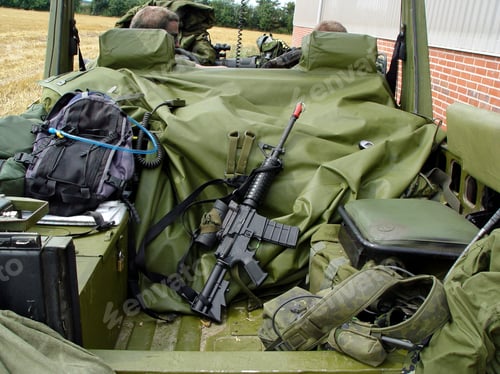 Preview: Carting their combat equipment