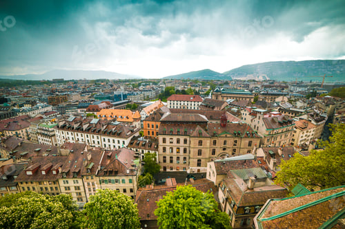 Preview: view of Geneva Old Town
