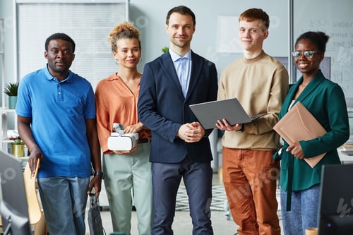 Preview: Group of programmers working in team